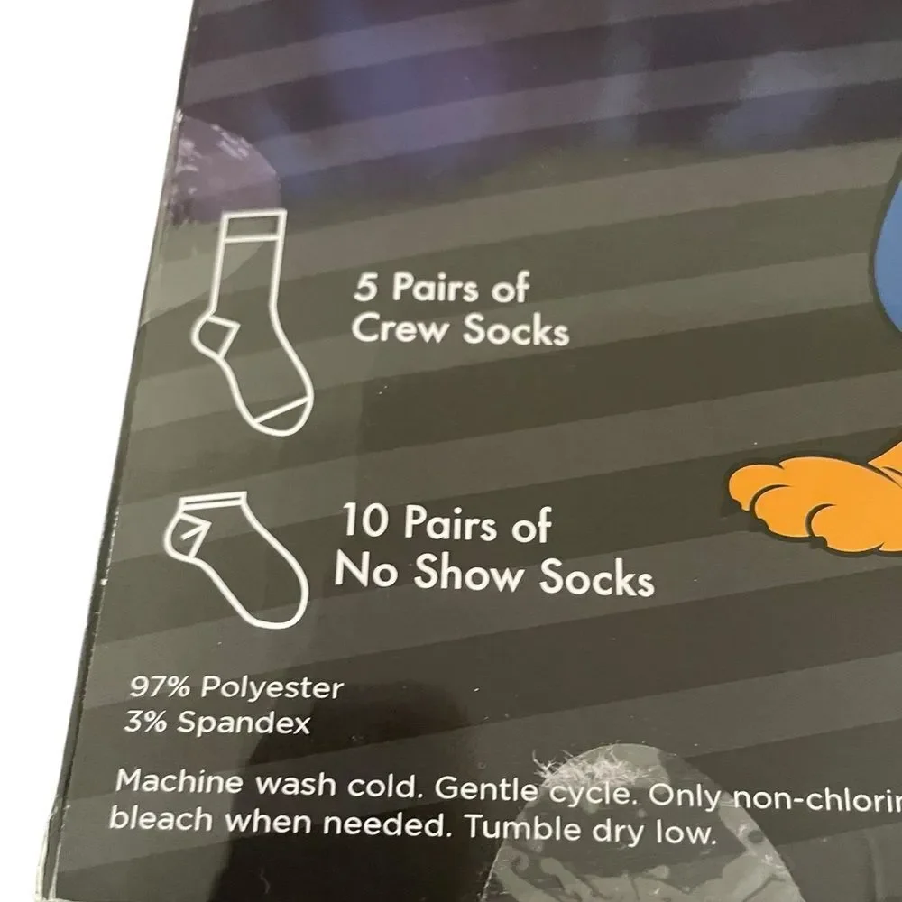 SOCKS, WOMENS DISNEY SOCKS GIFT PACK, 15‎ pair